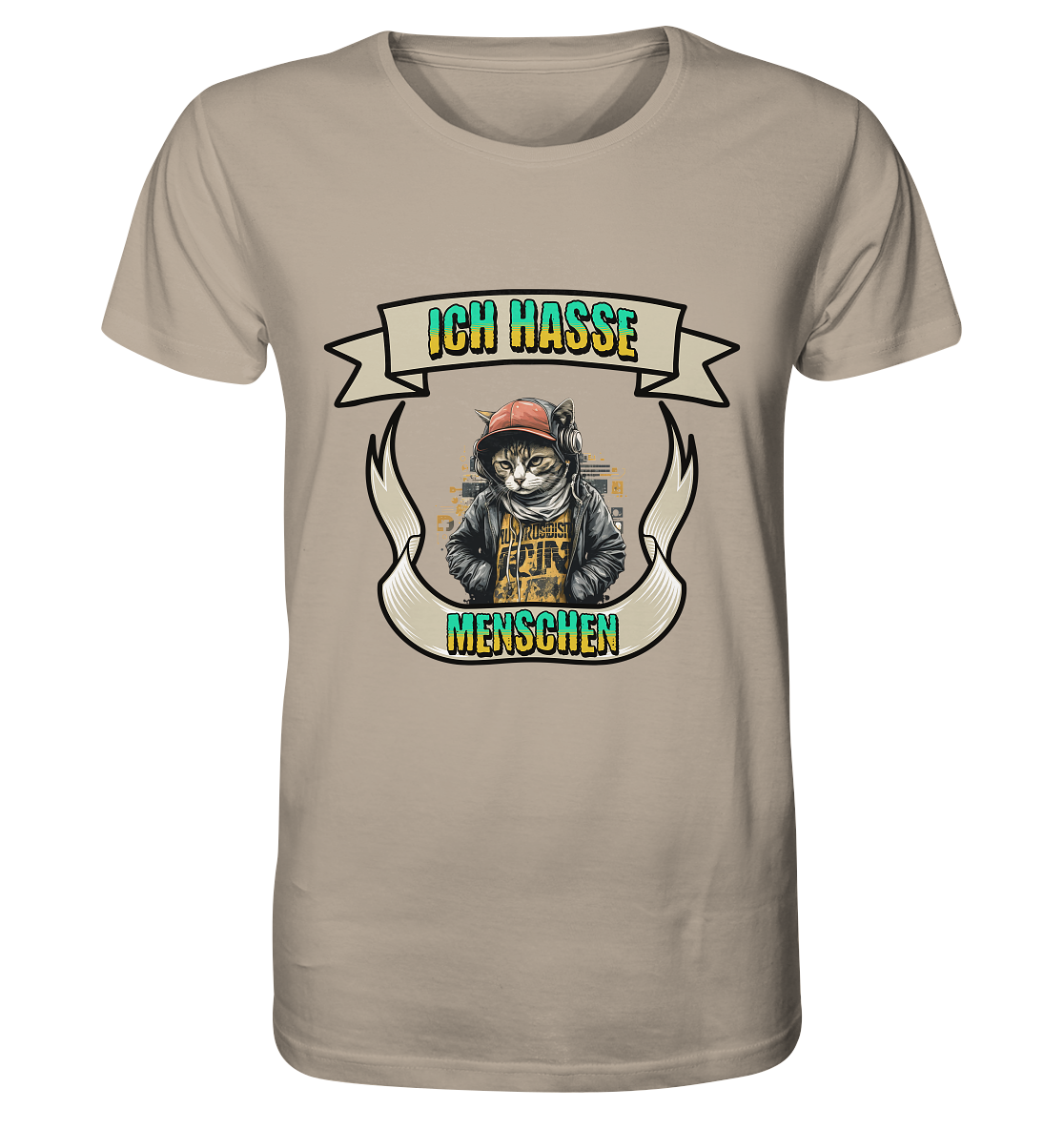 Streetwear- Ich hasse Menschen - Organic Shirt