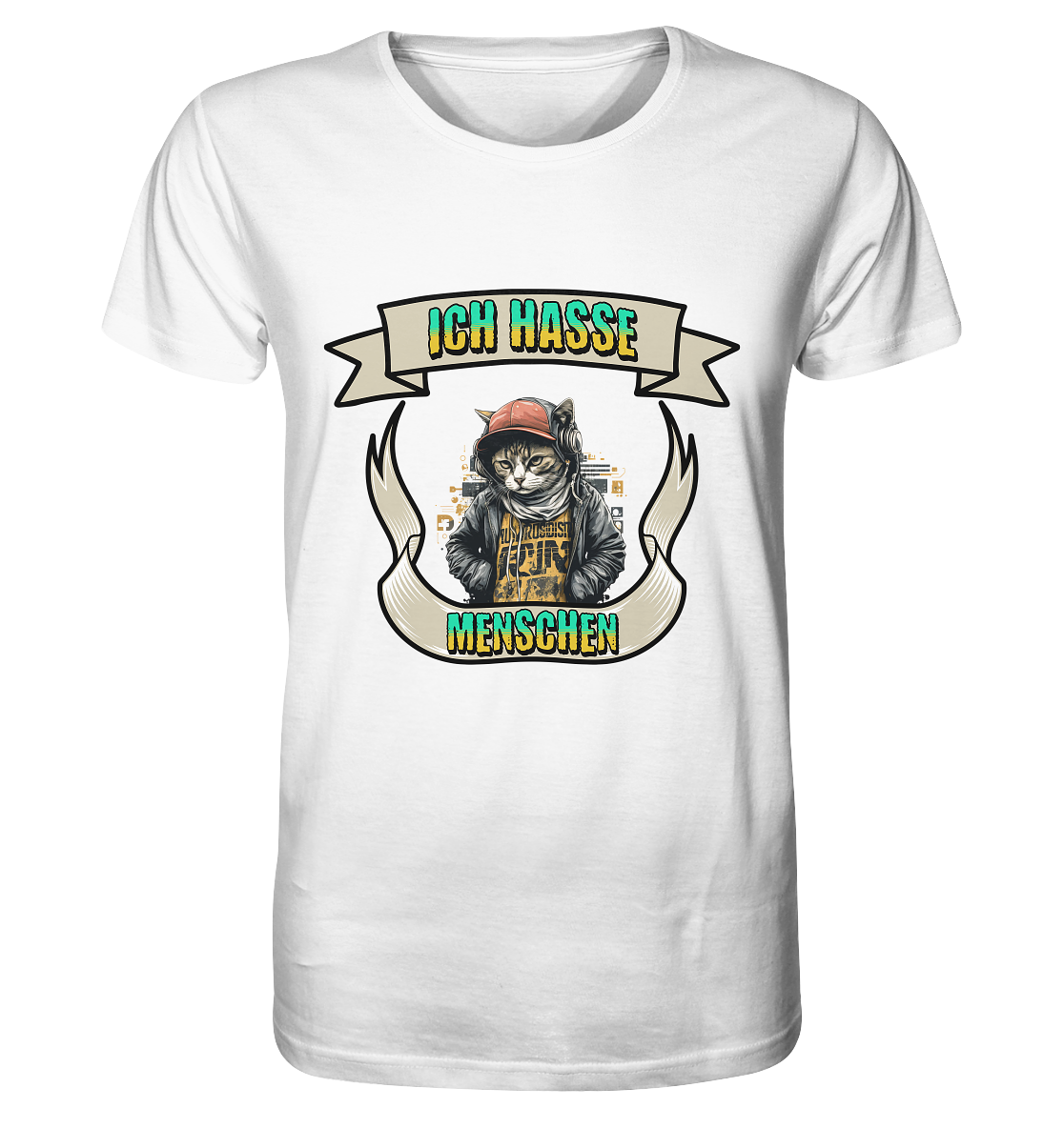 Streetwear- Ich hasse Menschen - Organic Shirt