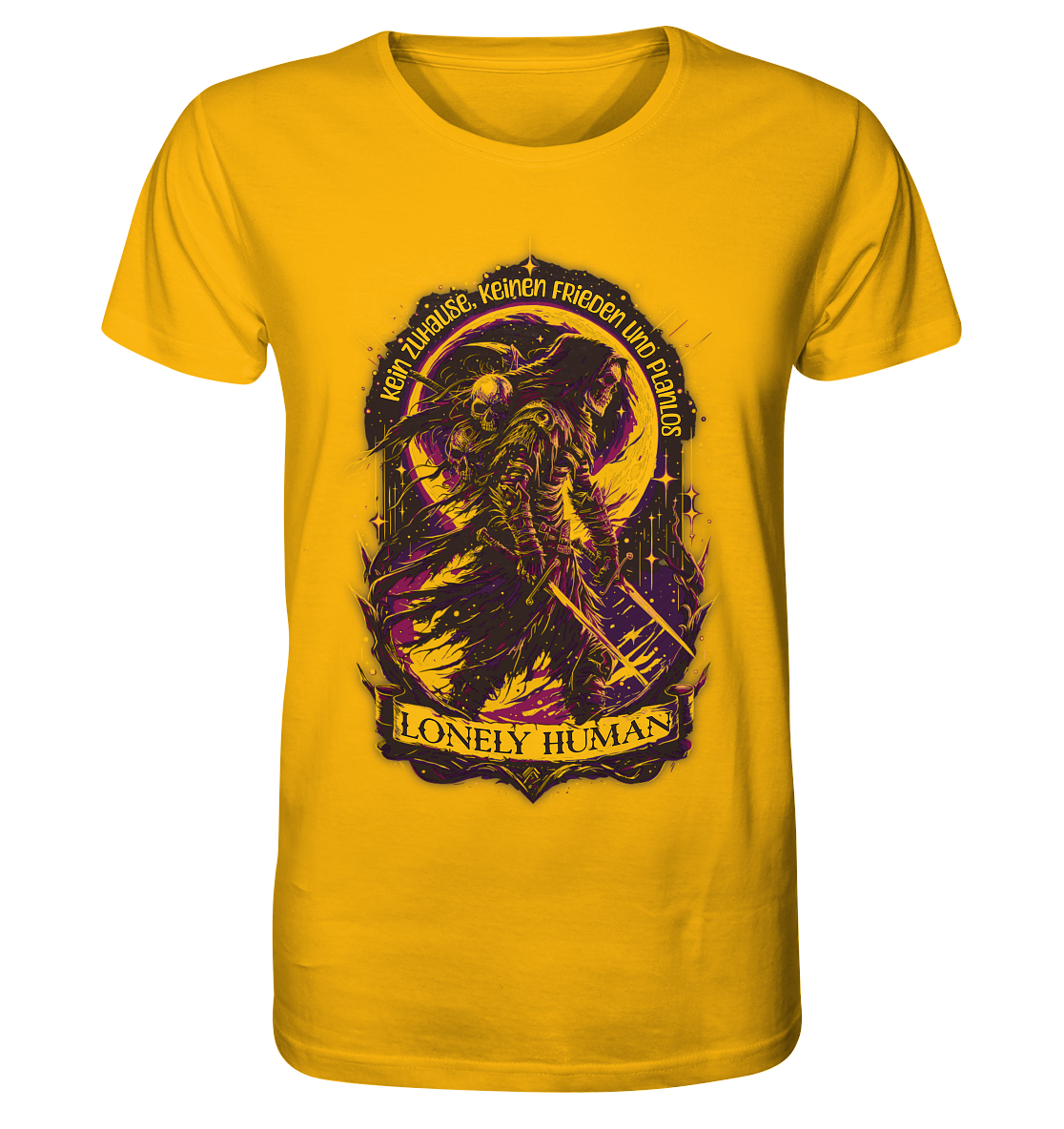 Streetwear Einsamer Mensch - Organic Shirt