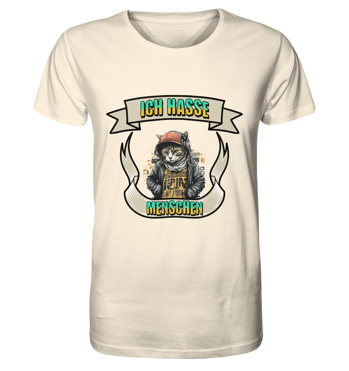 Streetwear- Ich hasse Menschen - Organic Shirt