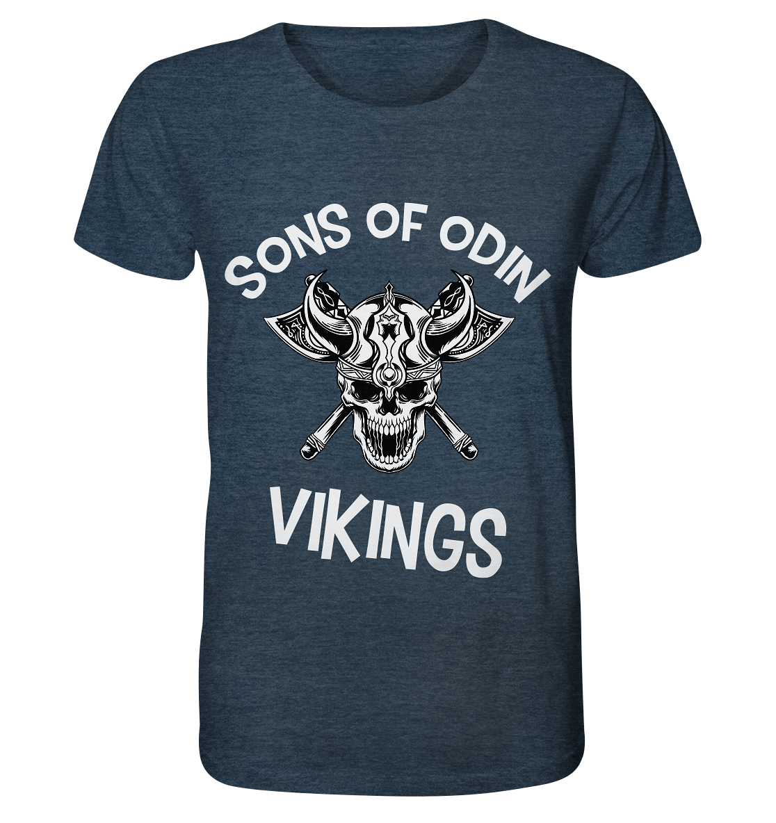 SONS OF ODIN - NO 2 - STREETWEAR - STATEMENT - Organic Shirt (meliert)