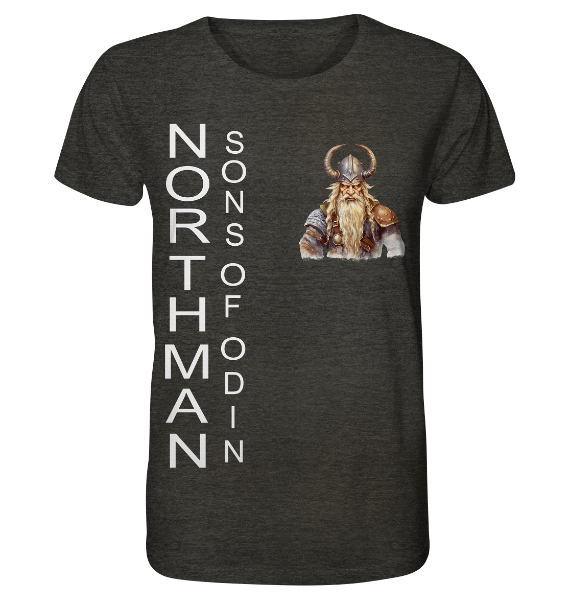 NORTHMAN SONS OF ODIN - NO 2 - STREETWEAR - STATEMENT - Organic Shirt (meliert)
