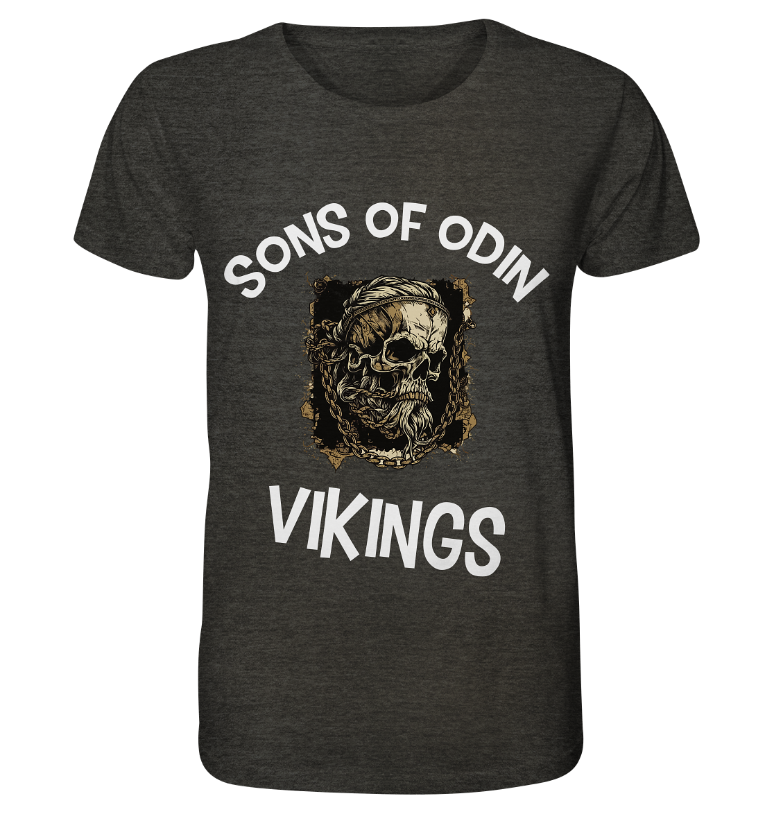 SONS OF ODIN NO 1 - STREETWEAR - STATEMENT - Organic Shirt (meliert)