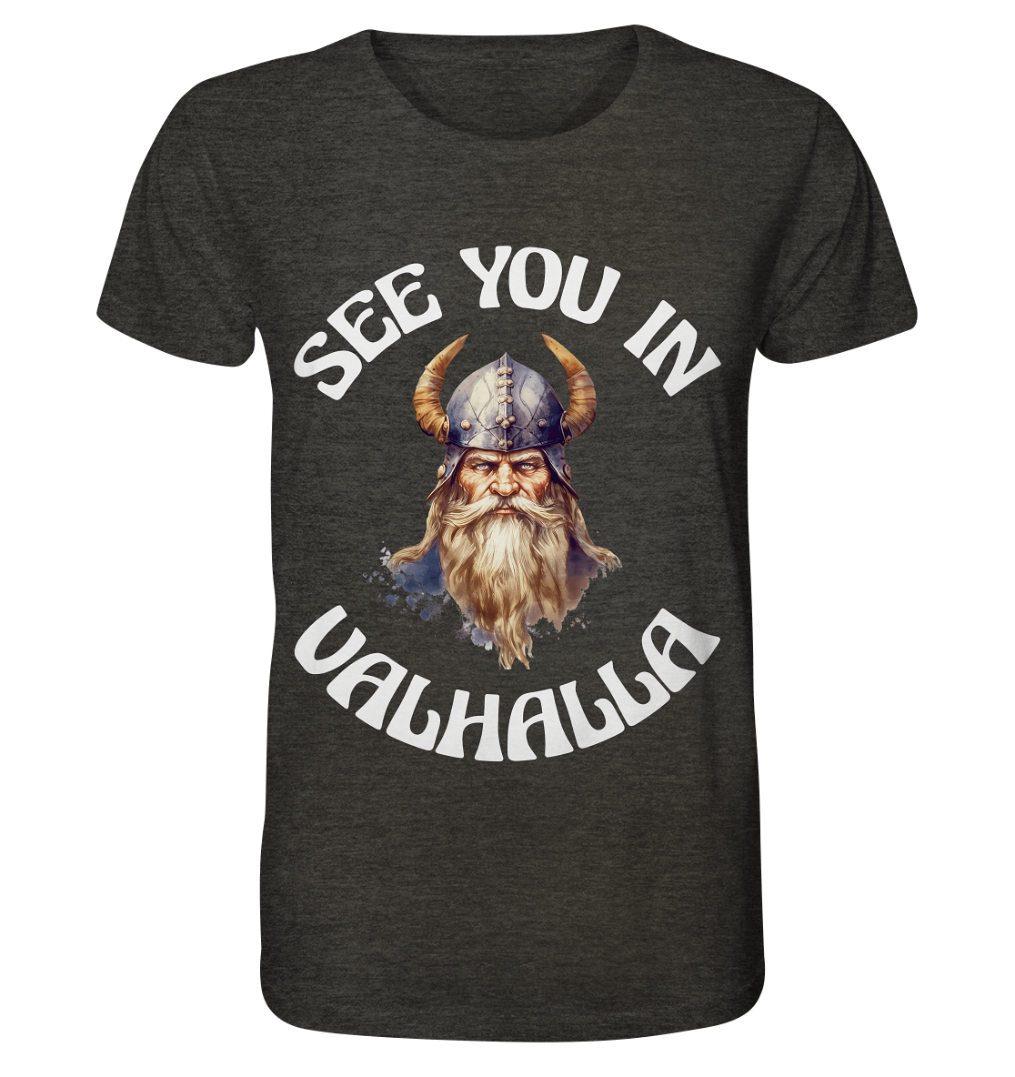 SEE YOU IN VALHALLA NO 3 - STREETWEAR - STATEMENT - Organic Shirt (meliert)