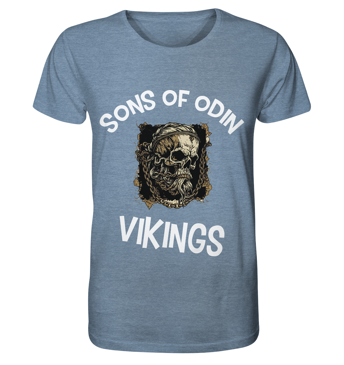 SONS OF ODIN NO 1 - STREETWEAR - STATEMENT - Organic Shirt (meliert)