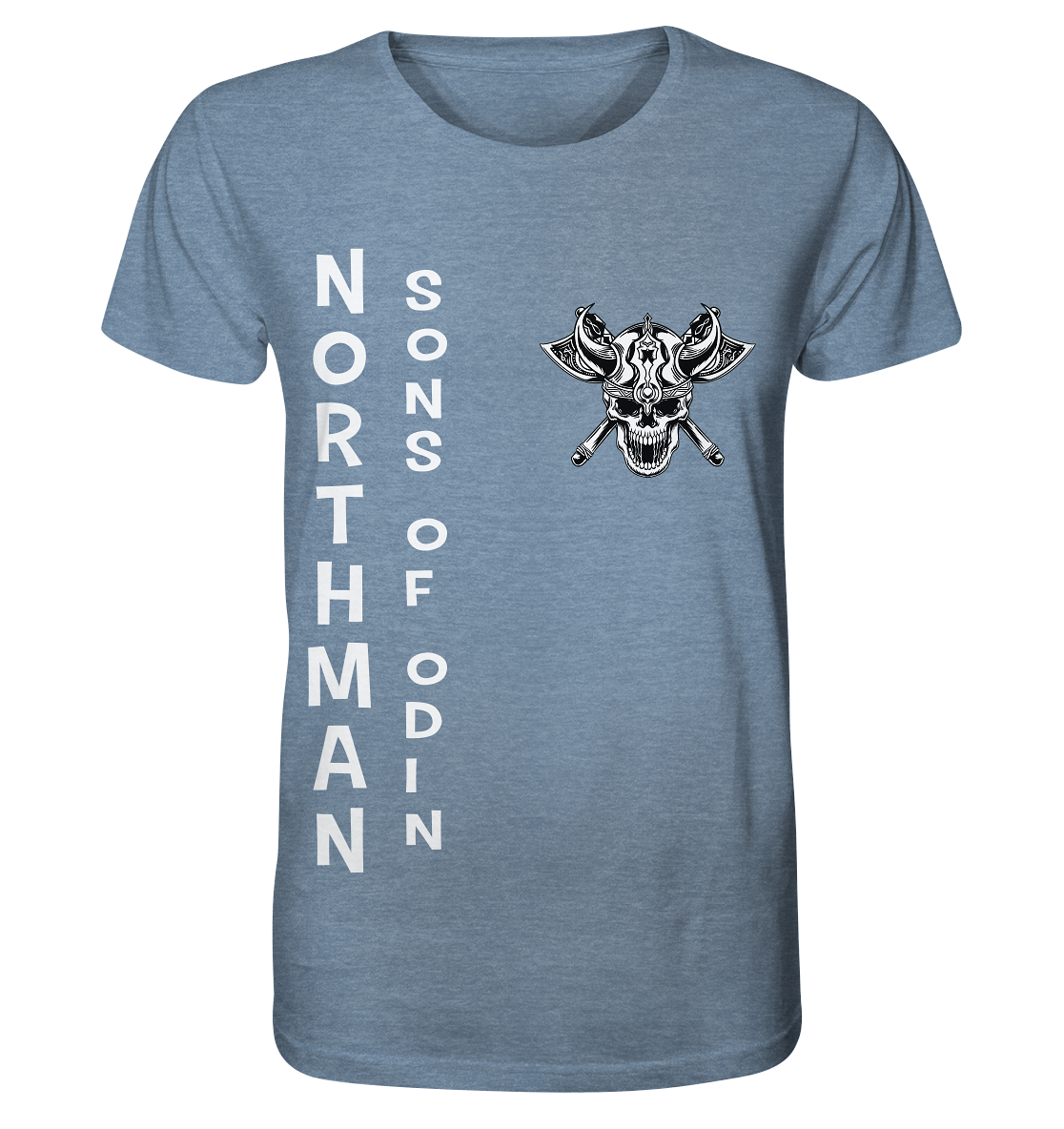 NORTHMAN SONS OF ODIN - NO 1 - STREETWEAR - STATEMENT - Organic Shirt (meliert)