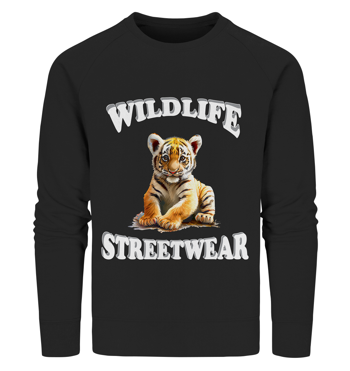 WILDLIFE STREETWEAR 3.0 TIGER BABY - Organic Sweatshirt