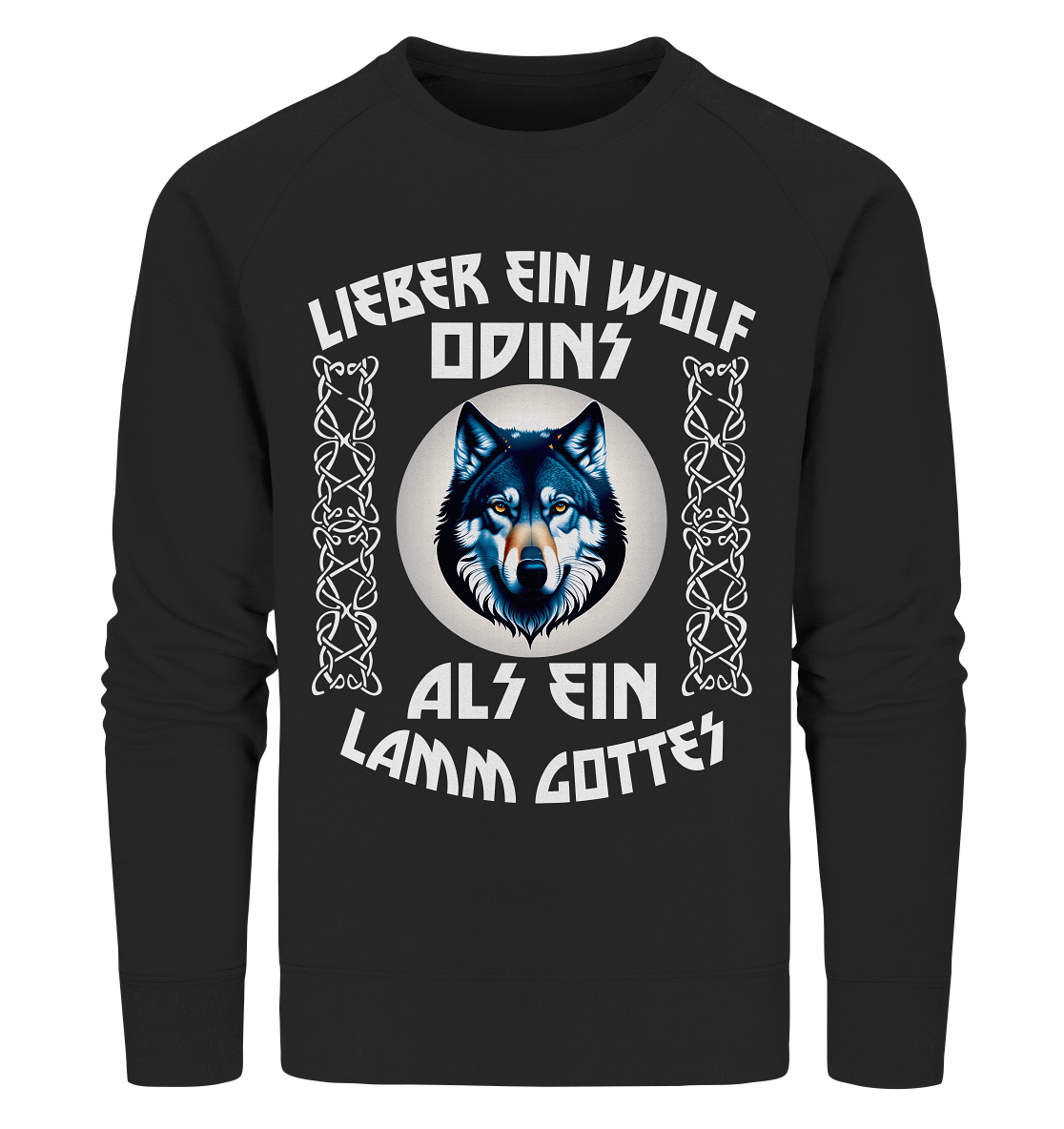 Odins Wolf: Stärke, Stolz und Unabhängigkeit 5- Organic Sweatshirt
