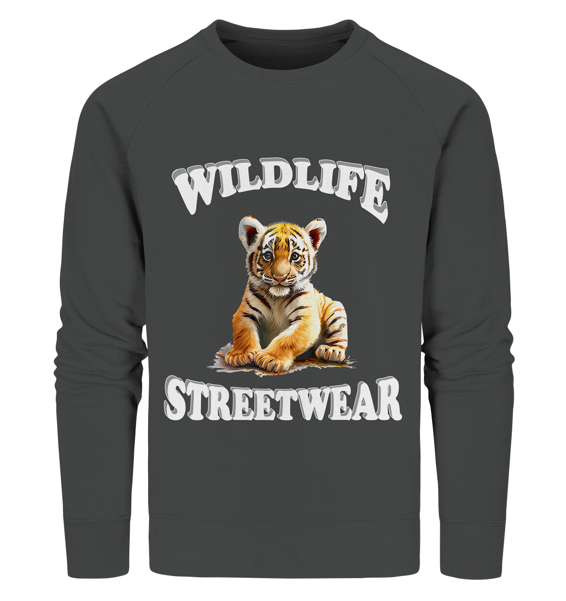 WILDLIFE STREETWEAR 3.0 TIGER BABY - Organic Sweatshirt