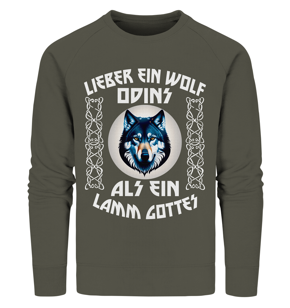 Odins Wolf: Stärke, Stolz und Unabhängigkeit 5- Organic Sweatshirt