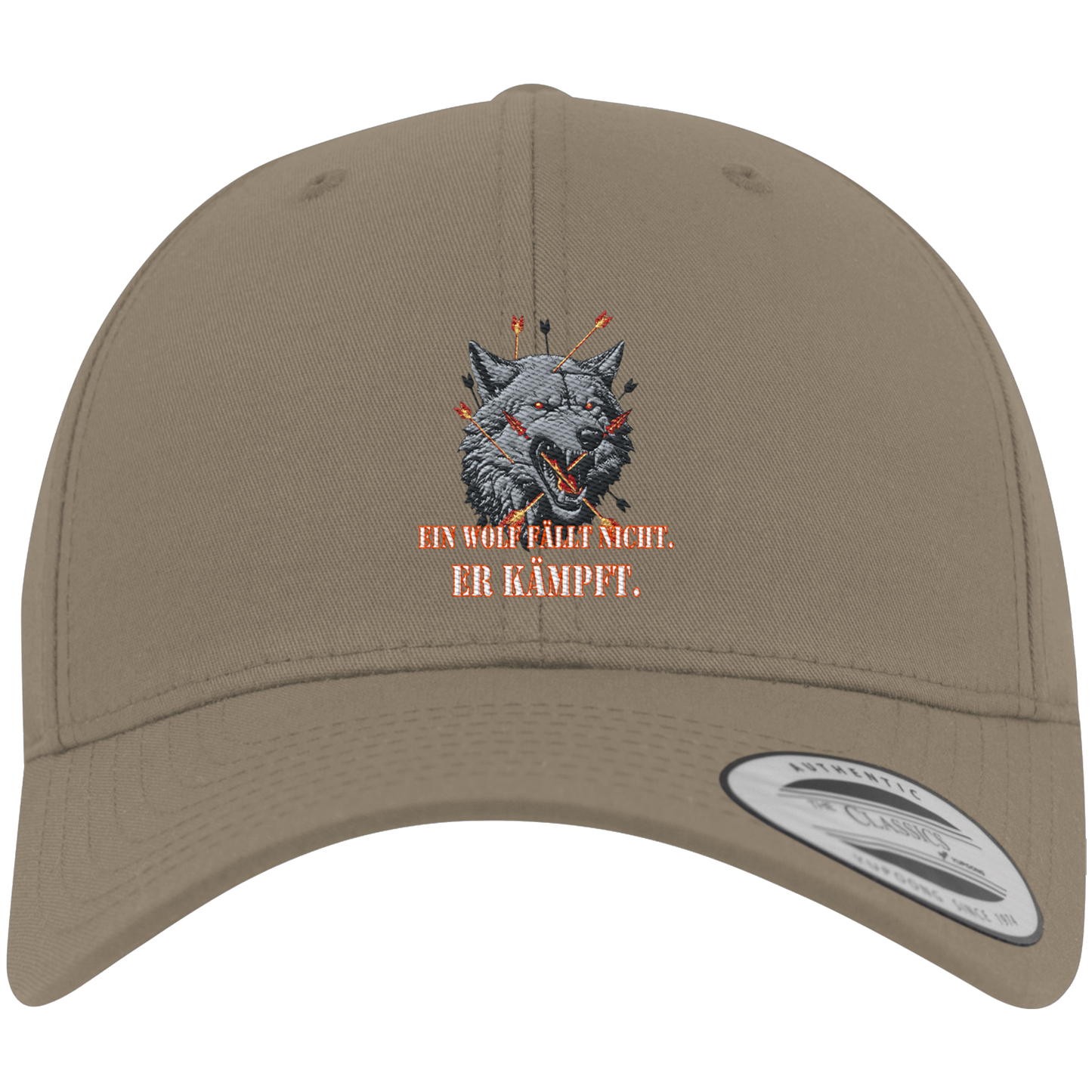 The Unbroken Wolf - Premium Baseball Cap