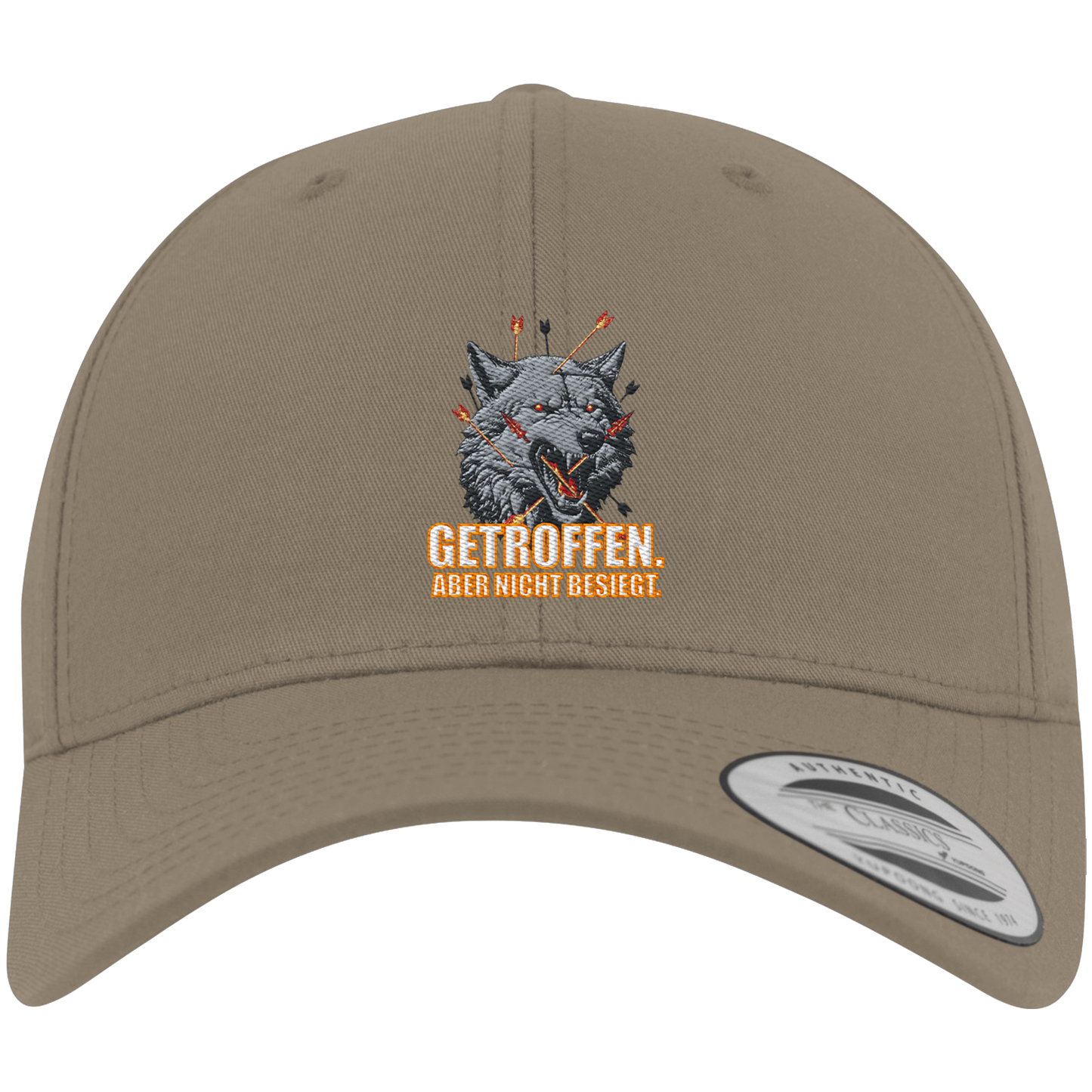 Alpha Wolf – Unbroken - Premium Baseball Cap