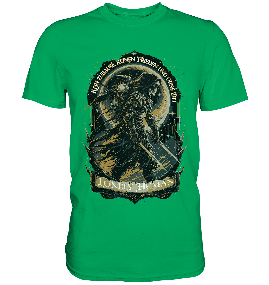Streetwear Einsamer Mensch Ohne Ziel - Premium Shirt