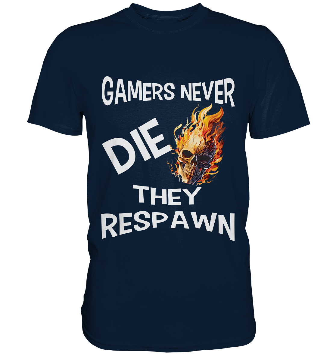 GAMERS NEVER DIE NO 2 - GAMER STREETWEAR - STATEMENT - Premium Shirt