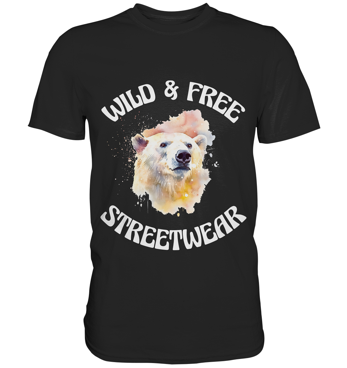 WILD & FREE NO 6 POLAR BEAR - STREETWEAR - STATEMENT - Premium Shirt