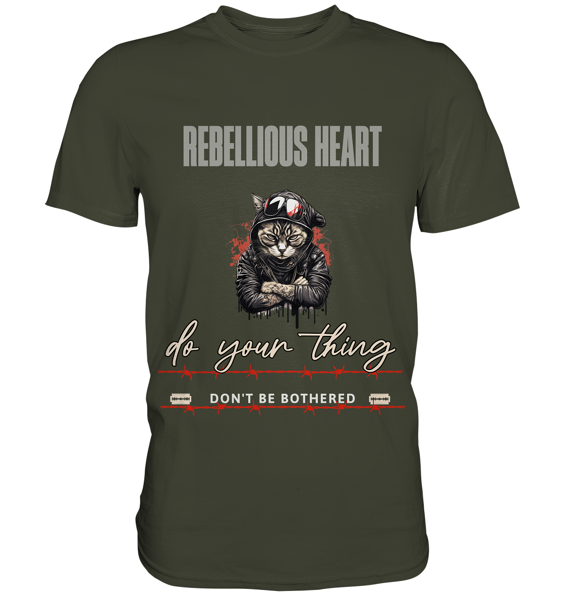 Rebellisches Herz - Premium Shirt