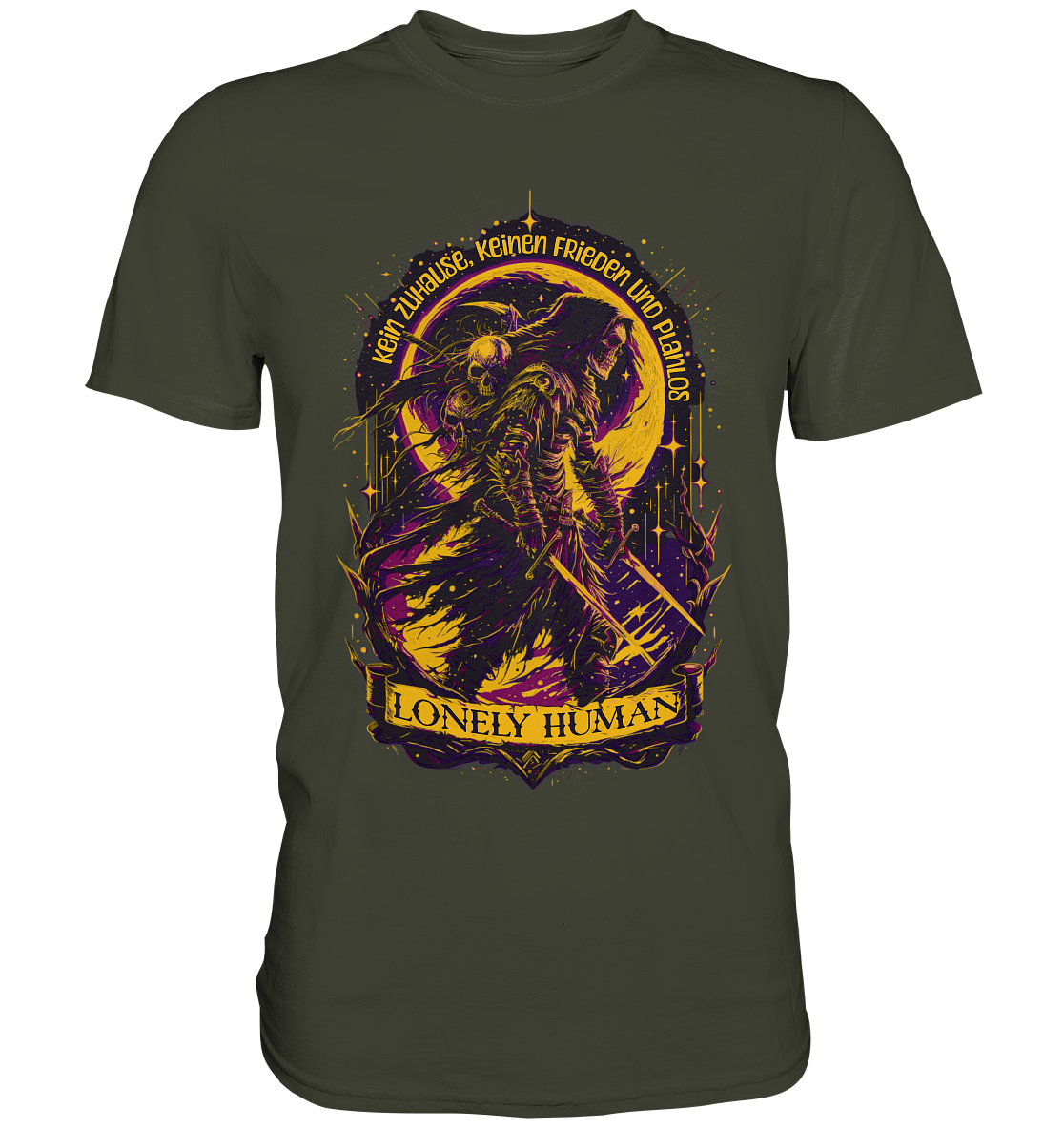 Streetwear Einsamer Mensch - Premium Shirt