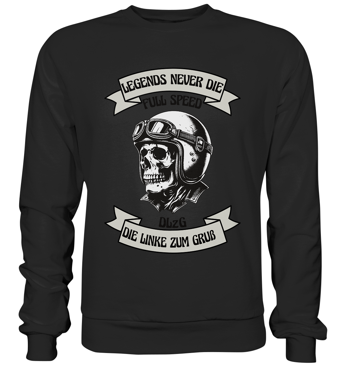 Die Linke zum Gruss - DLzG Full Speed - Premium Sweatshirt