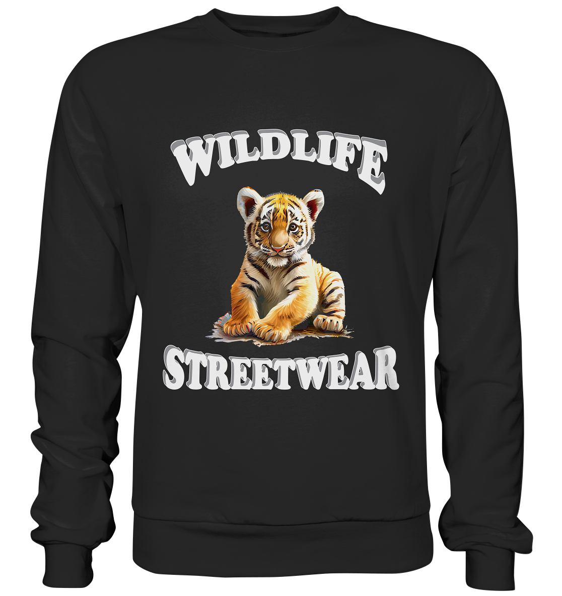 WILDLIFE STREETWEAR 3.0 TIGER BABY - Premium Sweatshirt