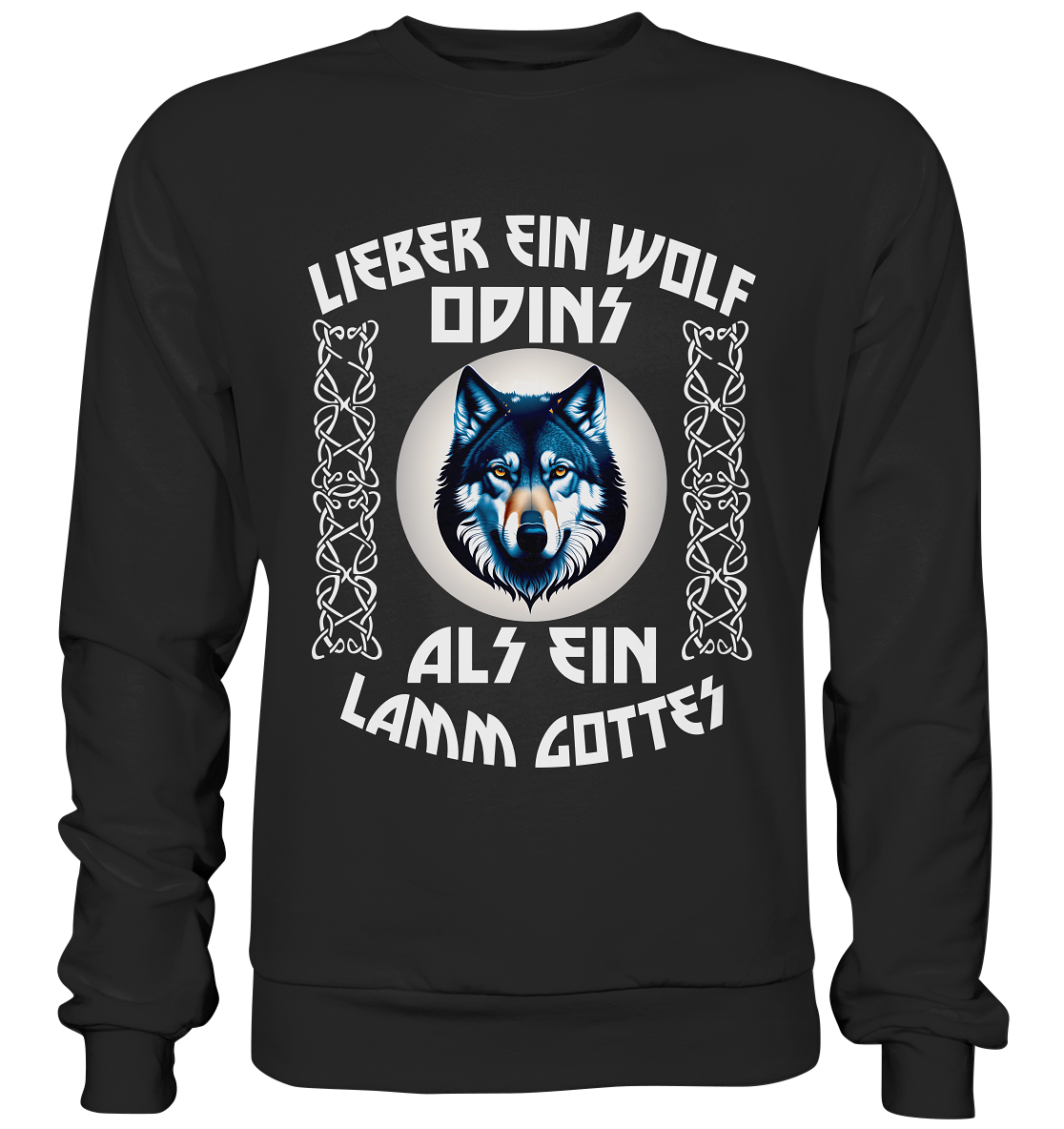 Odins Wolf: Stärke, Stolz und Unabhängigkeit 5- Premium Sweatshirt