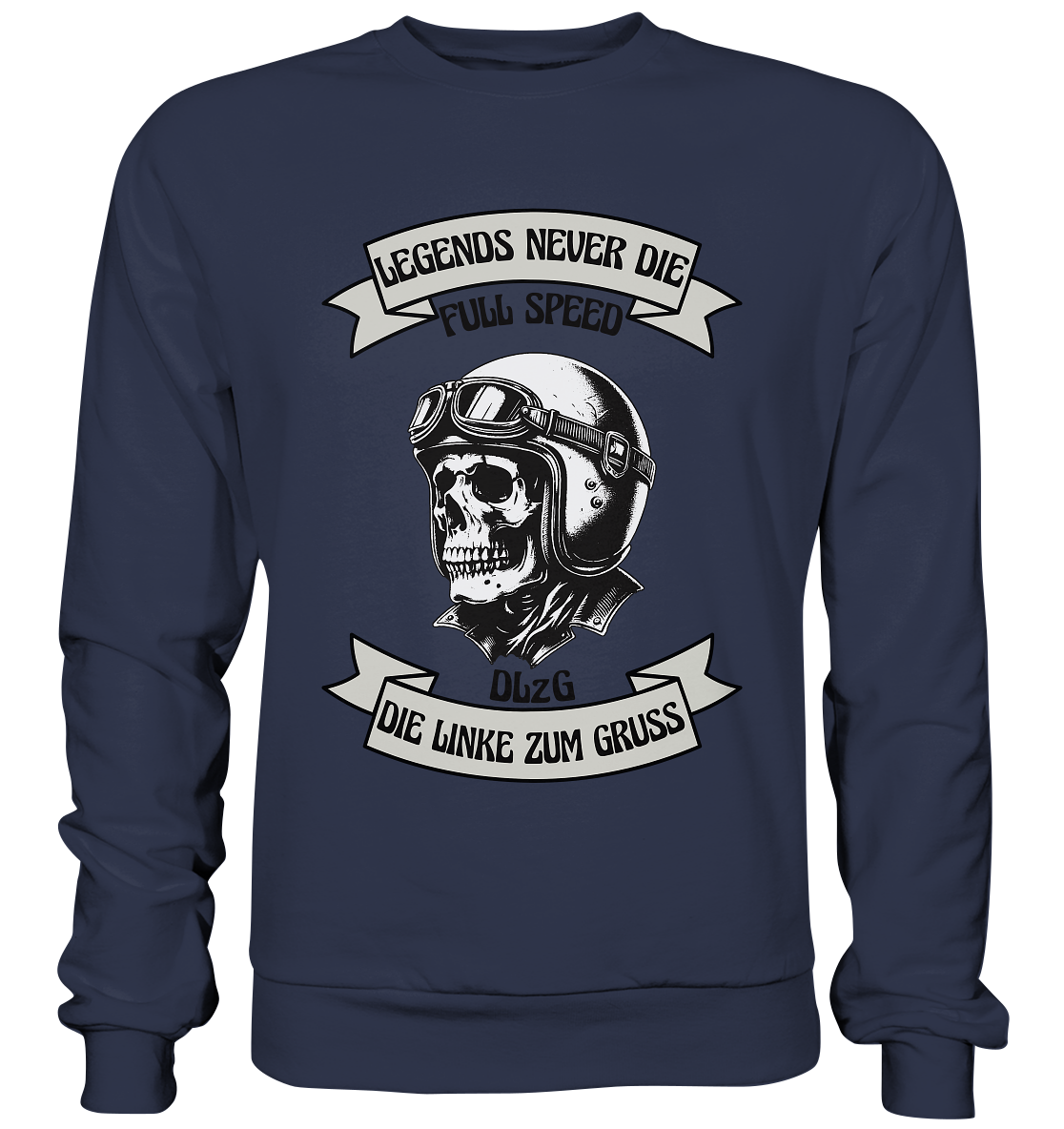 Die Linke zum Gruss - DLzG Full Speed - Premium Sweatshirt