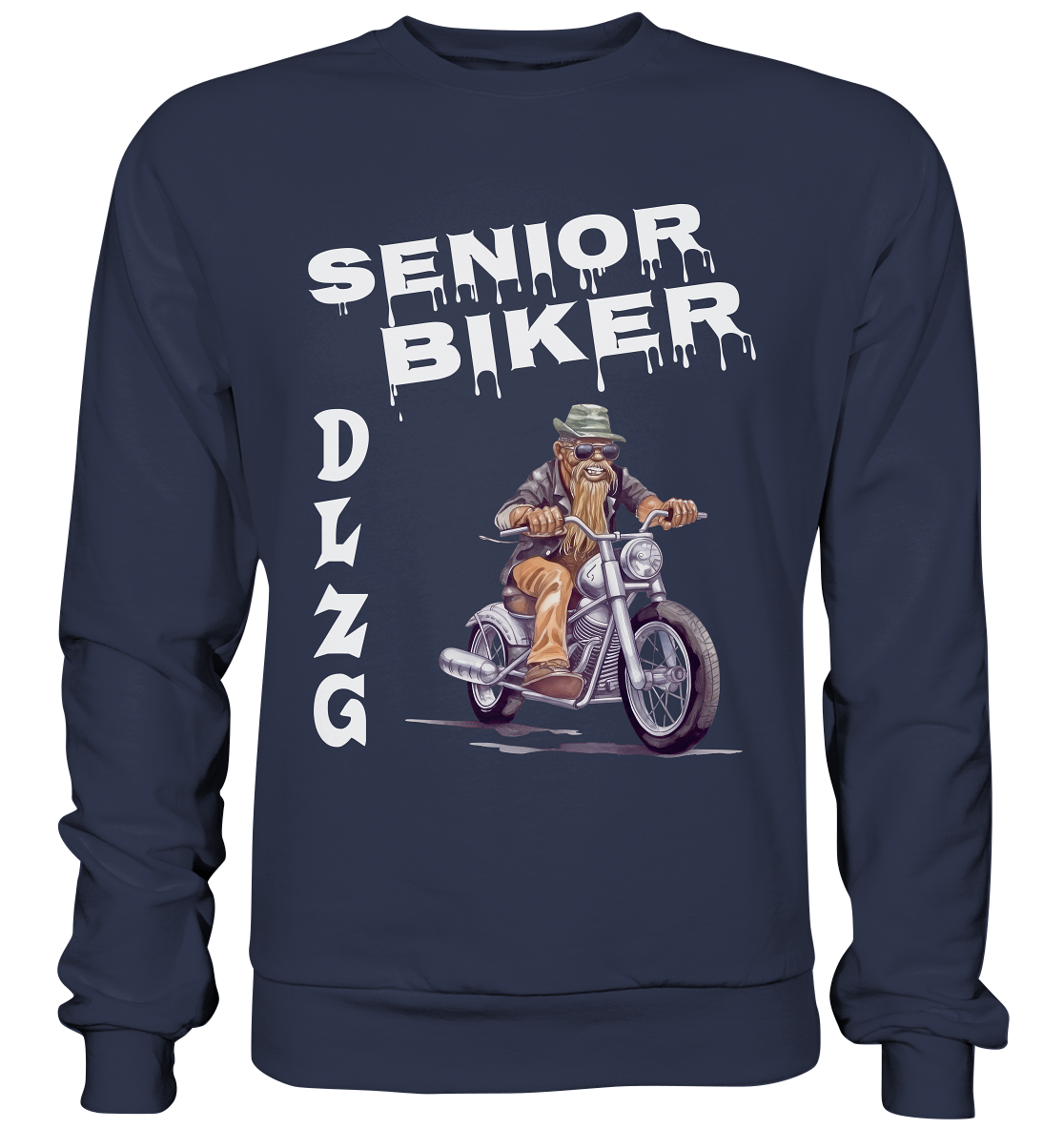 DLzG Opa Biker Fun Motiv 1- Premium Sweatshirt