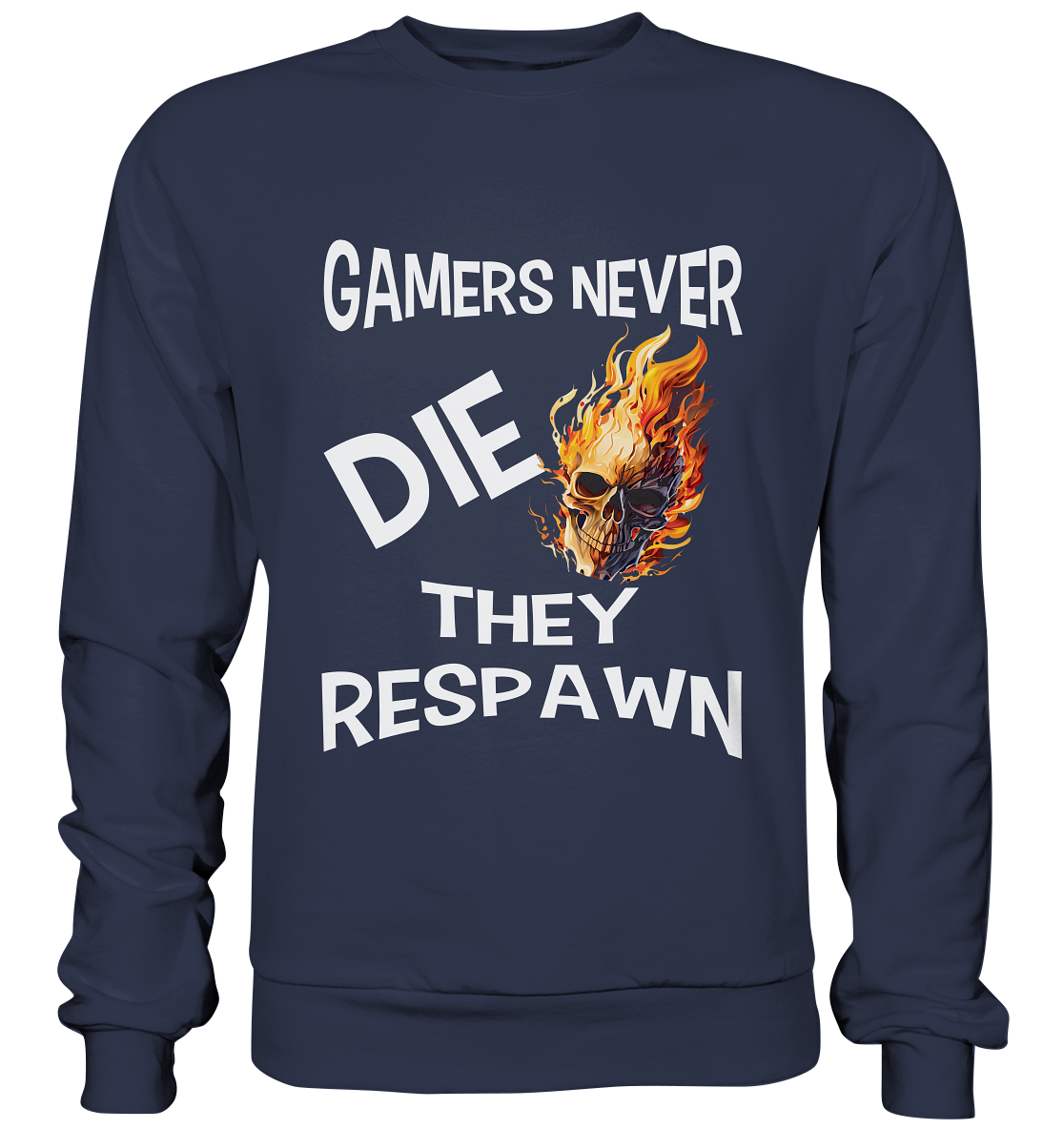 GAMERS NEVER DIE NO 2 - GAMER STREETWEAR - STATEMENT - Premium Sweatshirt