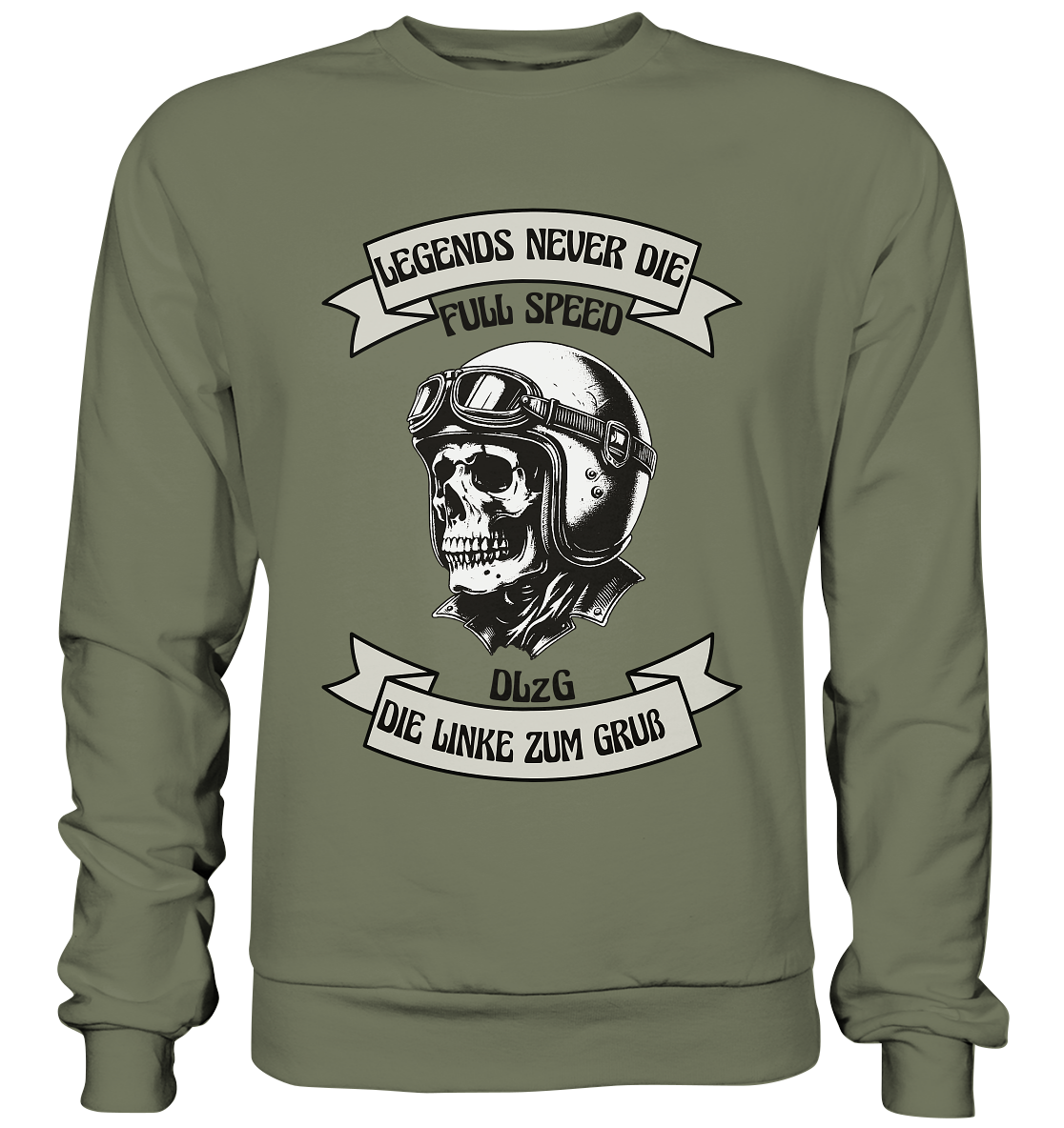 Die Linke zum Gruss - DLzG Full Speed - Premium Sweatshirt