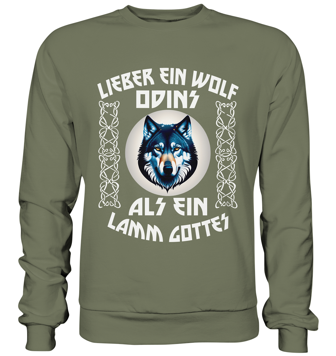 Odins Wolf: Stärke, Stolz und Unabhängigkeit 5- Premium Sweatshirt