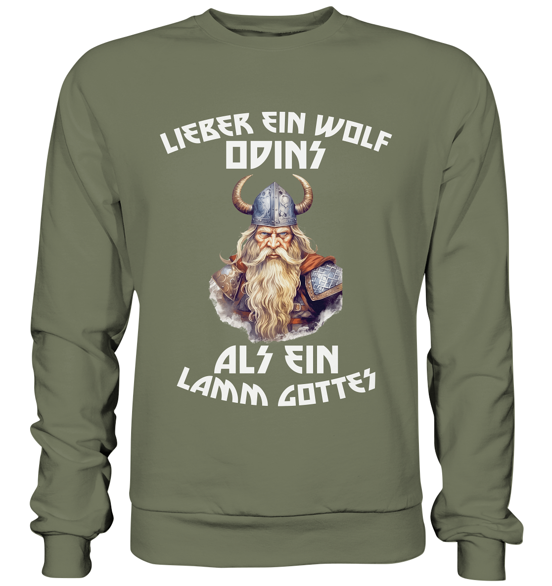 LIEBER EIN WOLF ODINS NO 1 - STREETWEAR - STATEMENT - Premium Sweatshirt