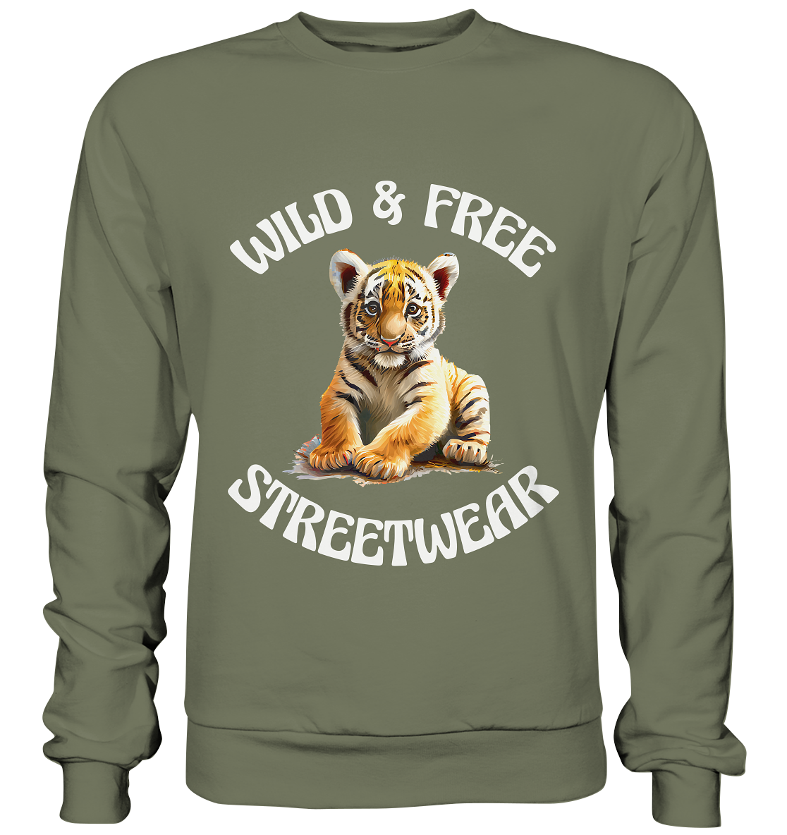 WILD & FREE NO 4 TIGERBABY STREETWEAR - STATEMENT - Premium Sweatshirt