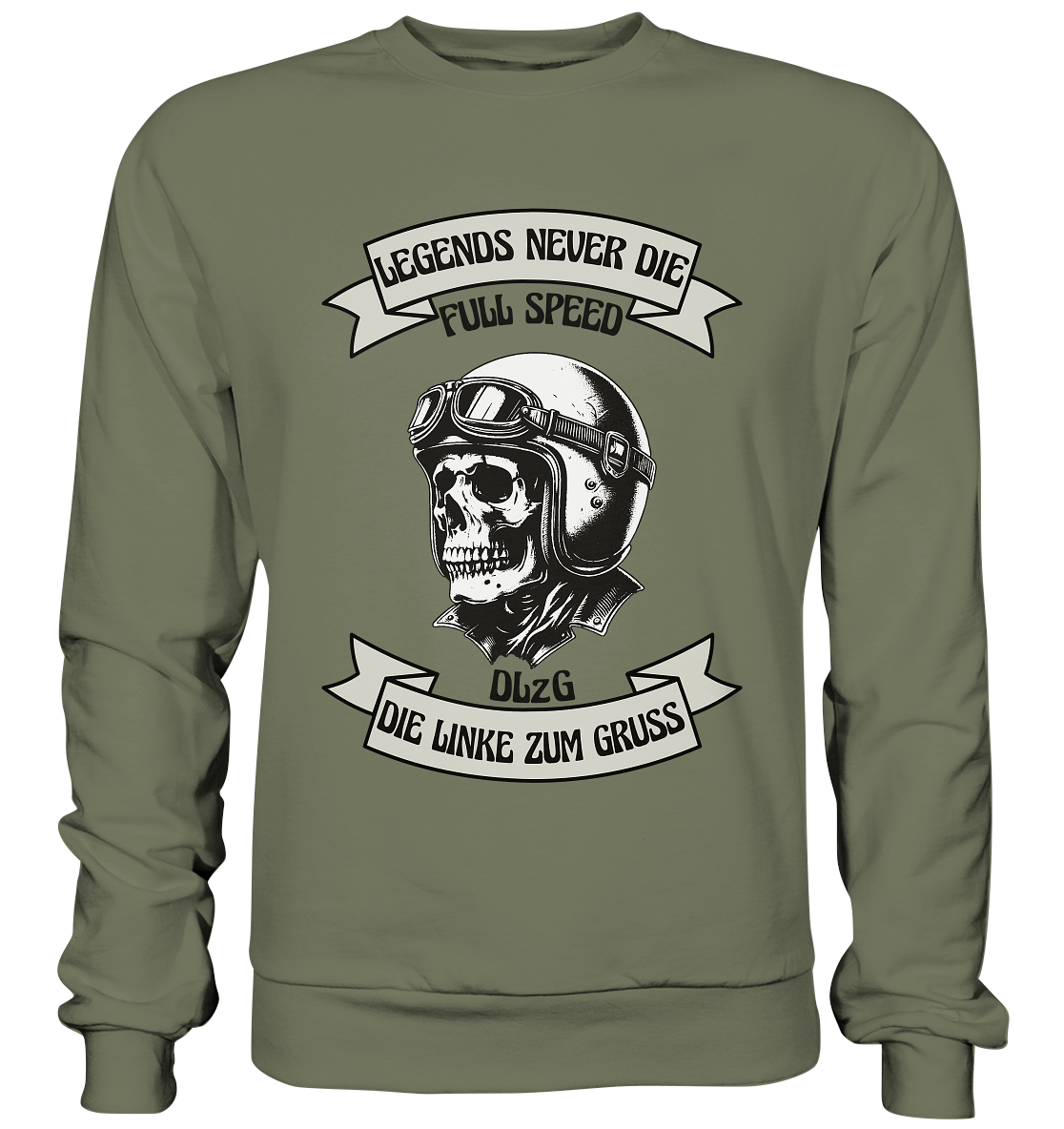 Die Linke zum Gruss - DLzG Full Speed - Premium Sweatshirt
