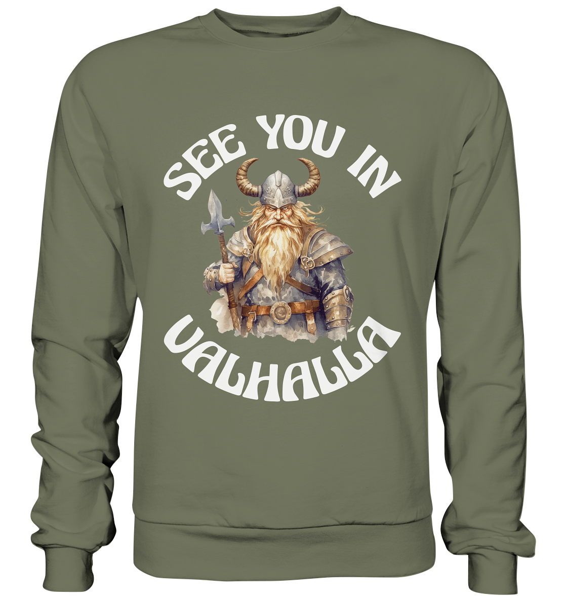 SEE YOU IN VALHALLA NO 4 - STREETWEAR - STATEMENT - Premium Sweatshirt