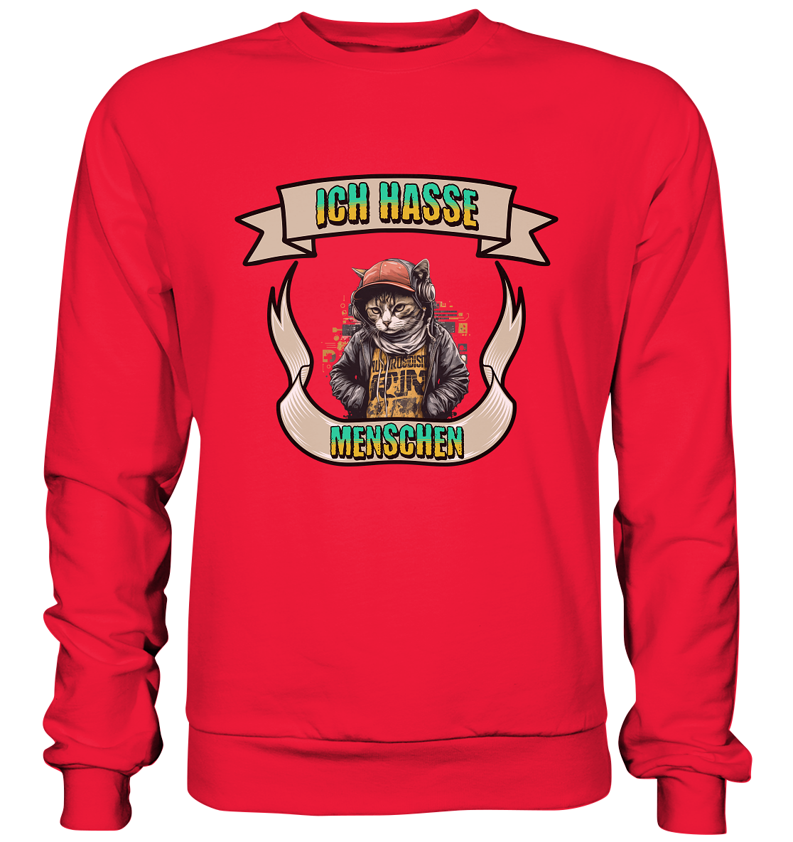 Streetwear- Ich hasse Menschen - Premium Sweatshirt