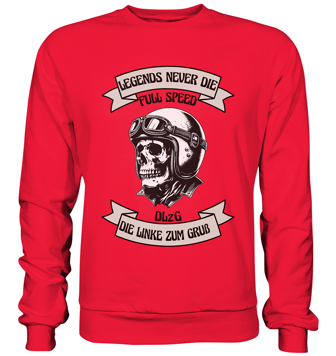 Die Linke zum Gruss - DLzG Full Speed - Premium Sweatshirt