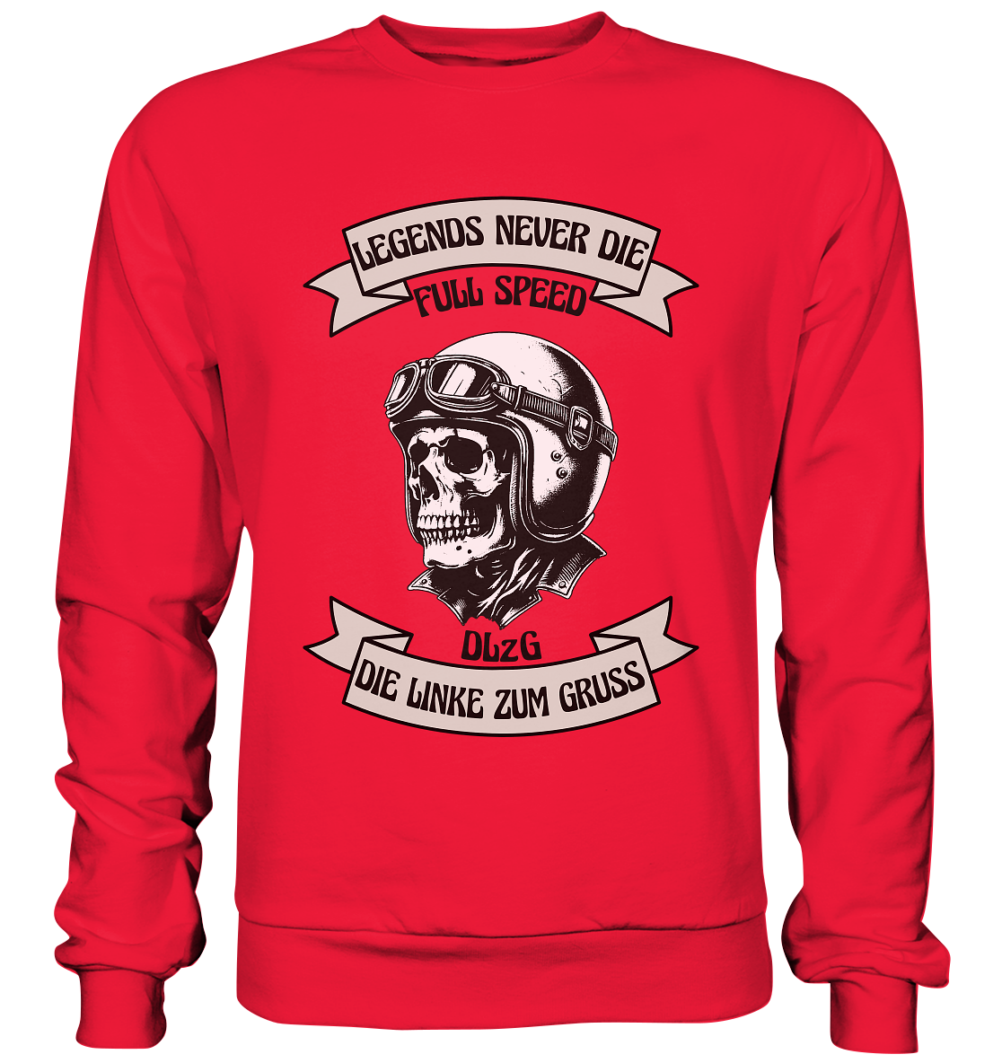 Die Linke zum Gruss - DLzG Full Speed - Premium Sweatshirt
