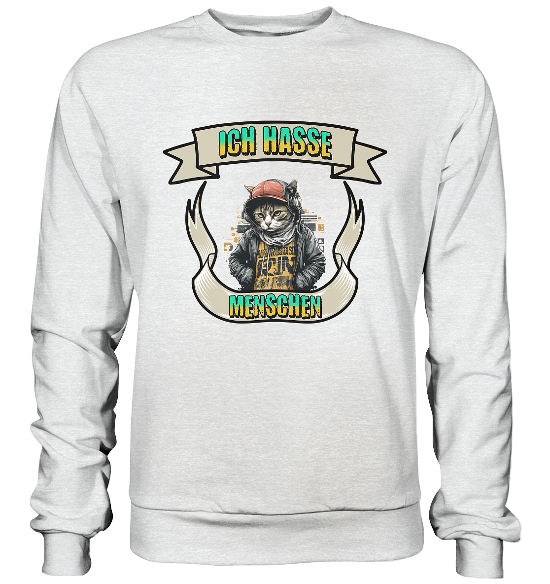 Streetwear- Ich hasse Menschen - Premium Sweatshirt