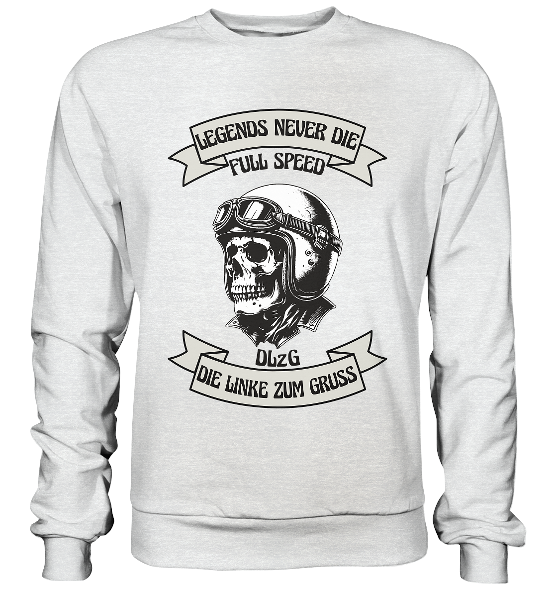Die Linke zum Gruss - DLzG Full Speed - Premium Sweatshirt