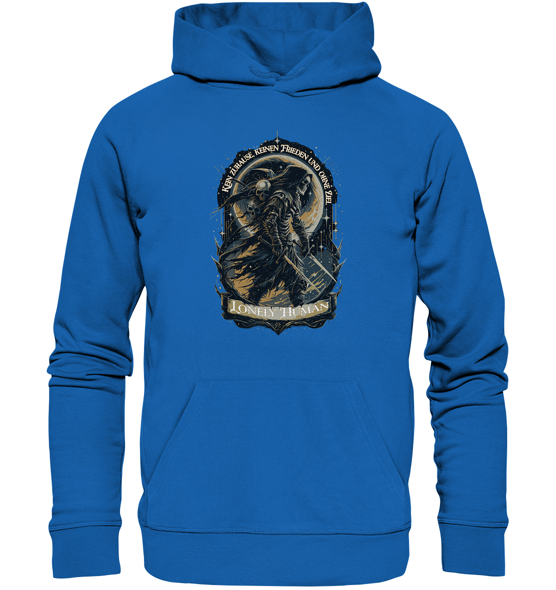 Streetwear Einsamer Mensch Ohne Ziel - Premium Unisex Hoodie