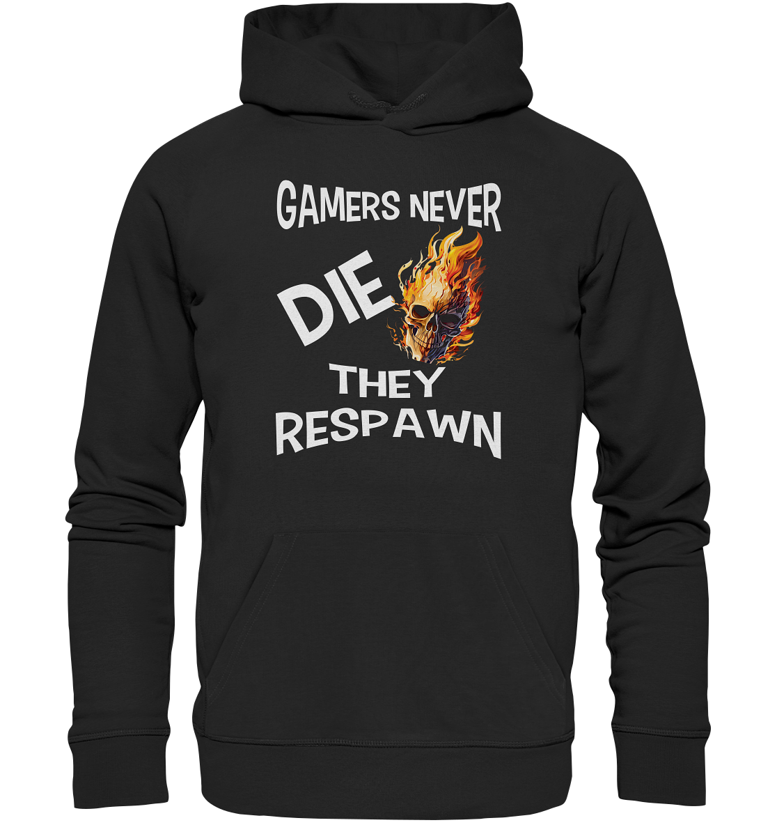 GAMERS NEVER DIE NO 2 - GAMER STREETWEAR - STATEMENT - Premium Unisex Hoodie