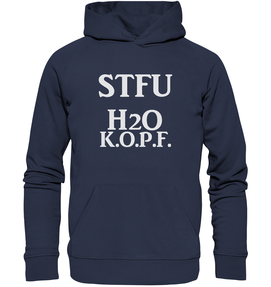 STFU Abkürzung Freche Sprüche- Premium Unisex Hoodie