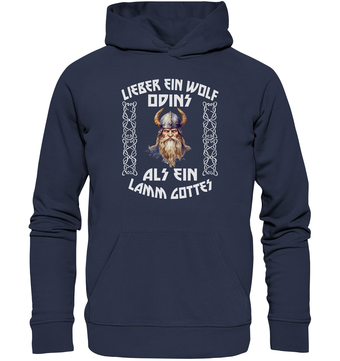 LIEBER EIN WOLF ODINS NO 4 - STREETWEAR - STATEMENT - Premium Unisex Hoodie