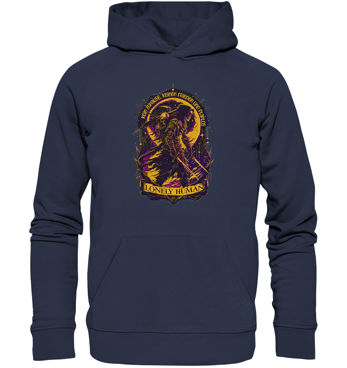 Streetwear Einsamer Mensch - Premium Unisex Hoodie