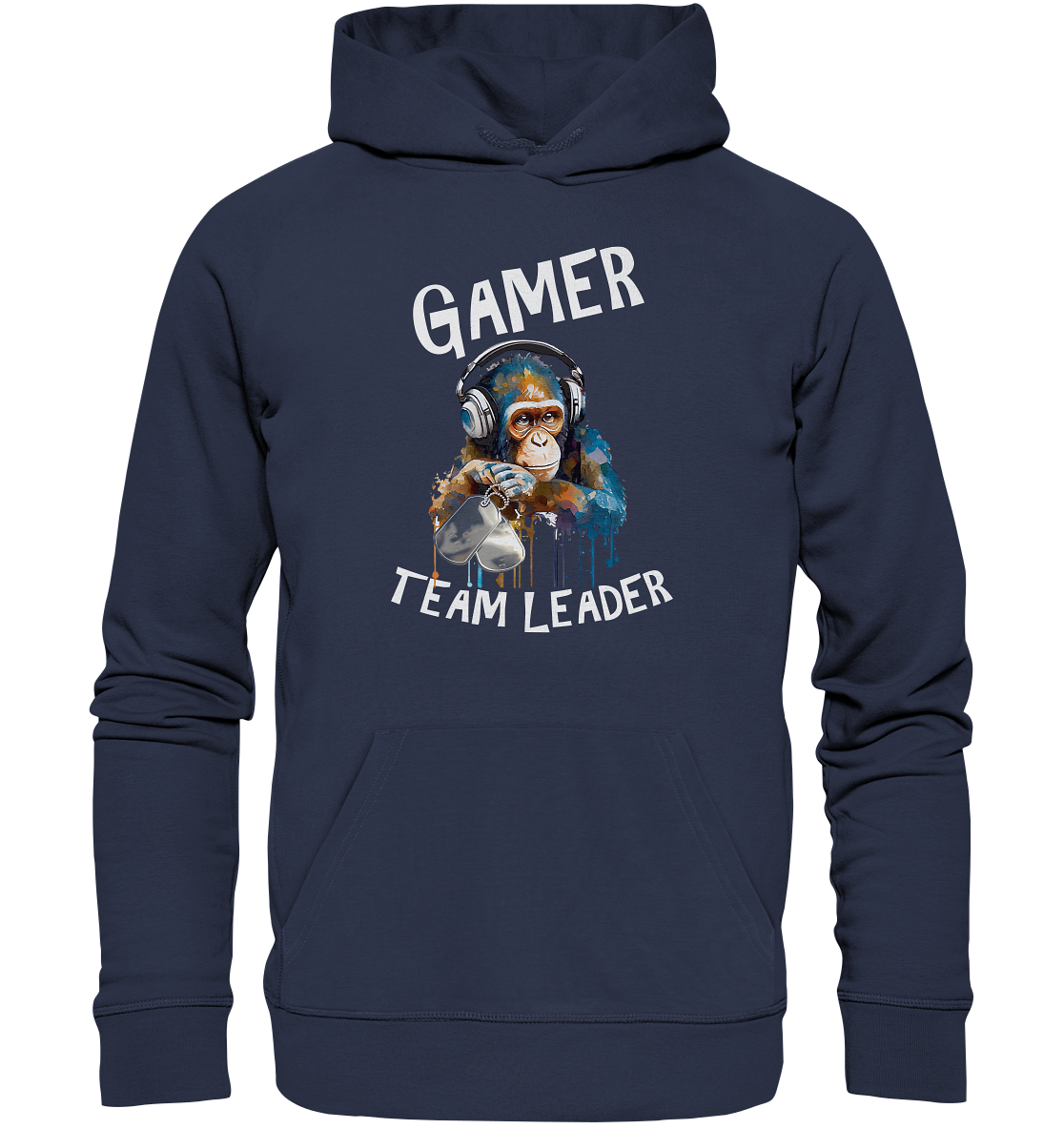 GAMER - TEAM LEADER MONKEY STREETWEAR - STATEMENT - Premium Unisex Hoodie