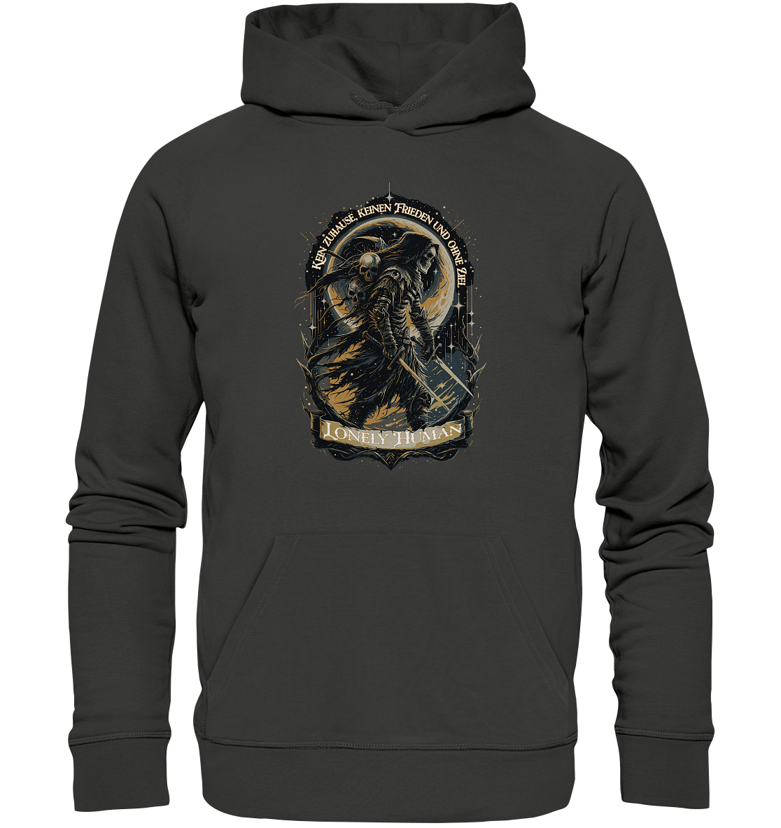 Streetwear Einsamer Mensch Ohne Ziel - Premium Unisex Hoodie