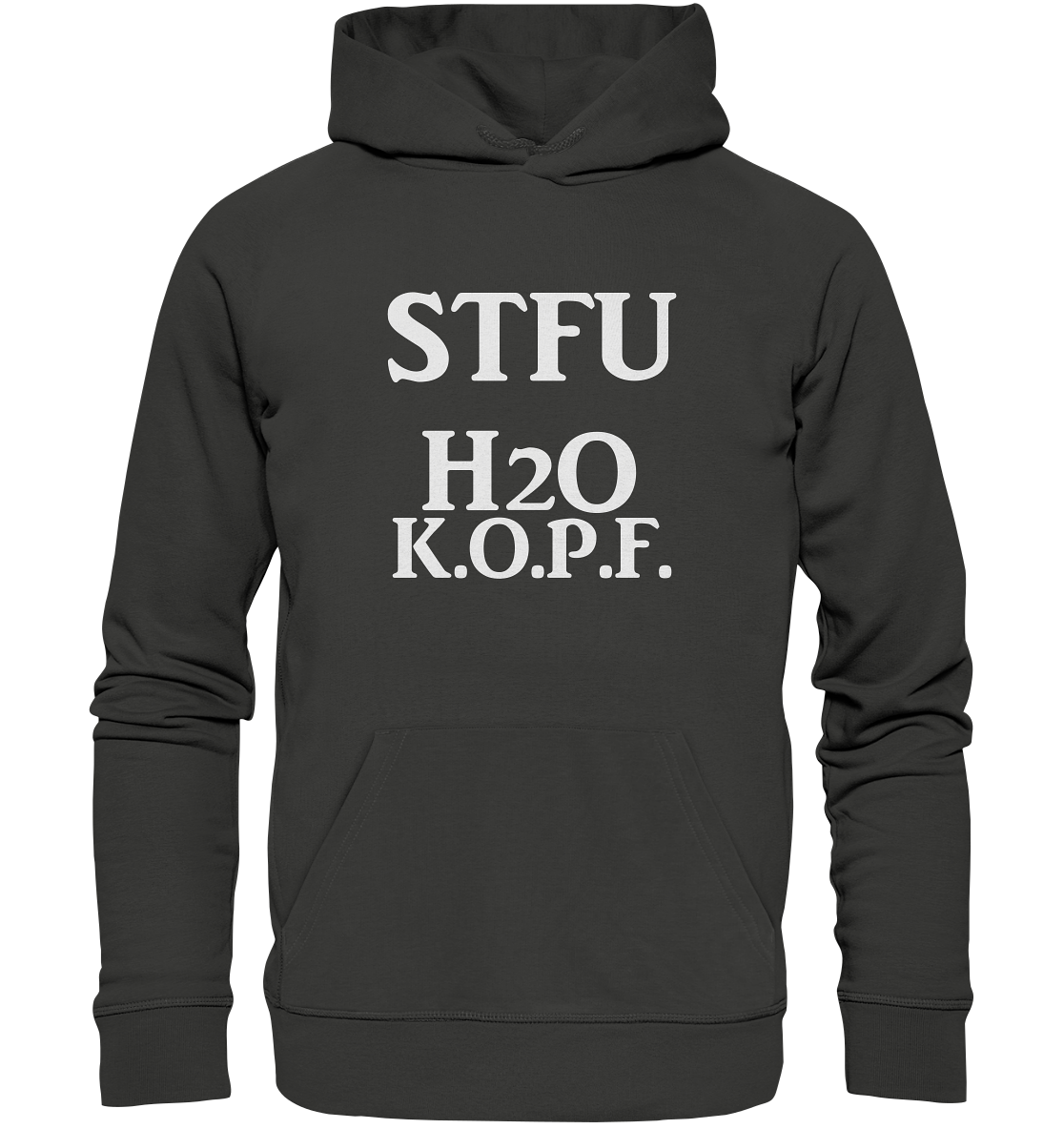 STFU Abkürzung Freche Sprüche- Premium Unisex Hoodie