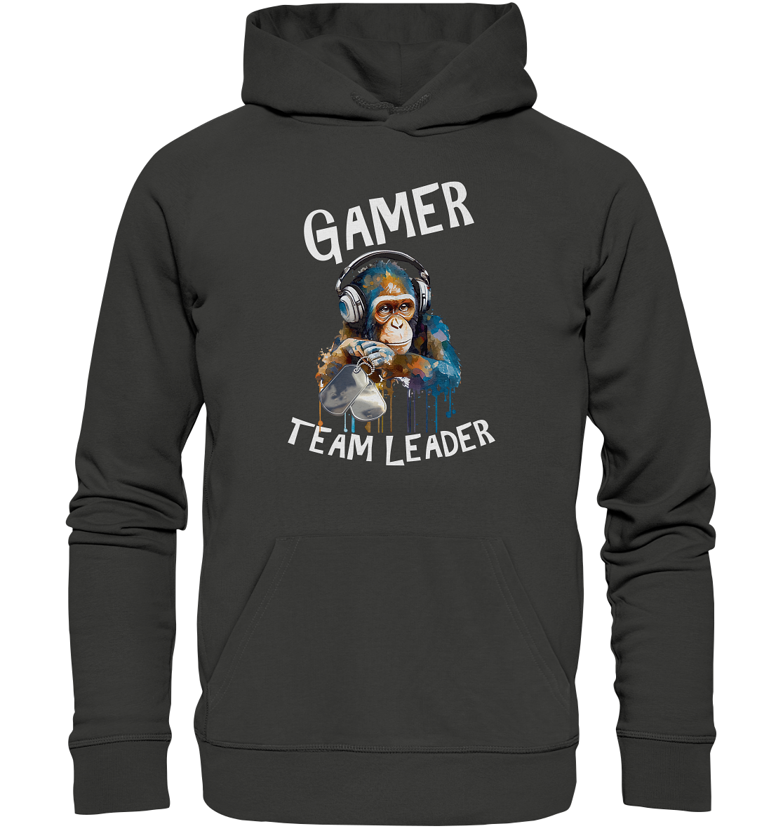 GAMER - TEAM LEADER MONKEY STREETWEAR - STATEMENT - Premium Unisex Hoodie