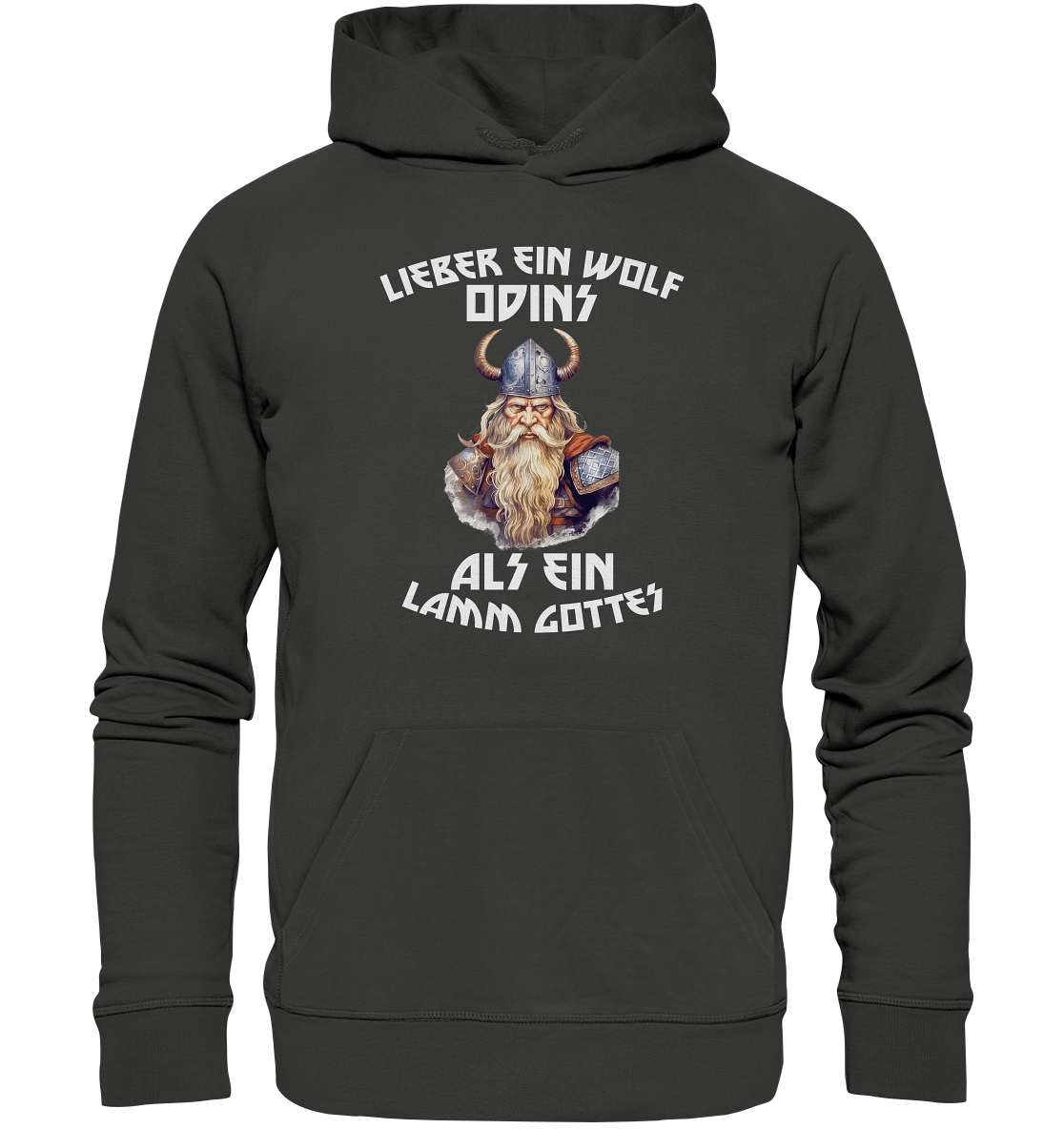 LIEBER EIN WOLF ODINS NO 1 - STREETWEAR - STATEMENT - Premium Unisex Hoodie
