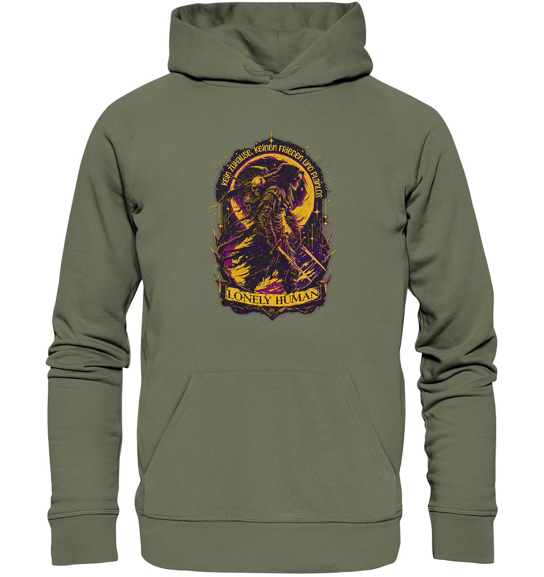 Streetwear Einsamer Mensch - Premium Unisex Hoodie