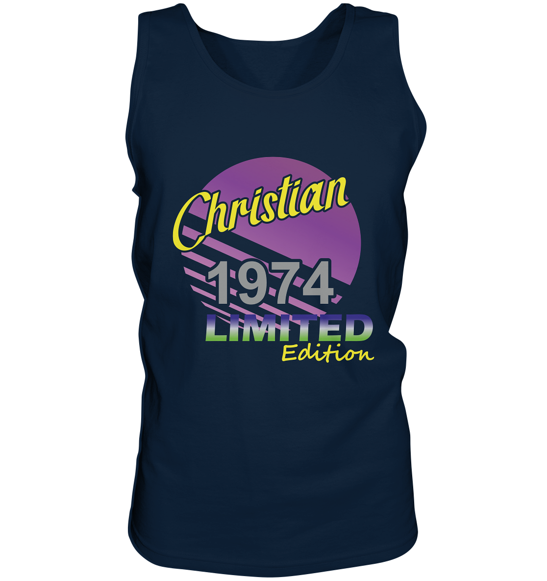 Christian Limited Edition 1974 Geburtstag Jahrgang 1974 Männer - Tank-Top